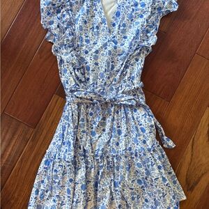 Sugarlips Blue and White Floral Dress